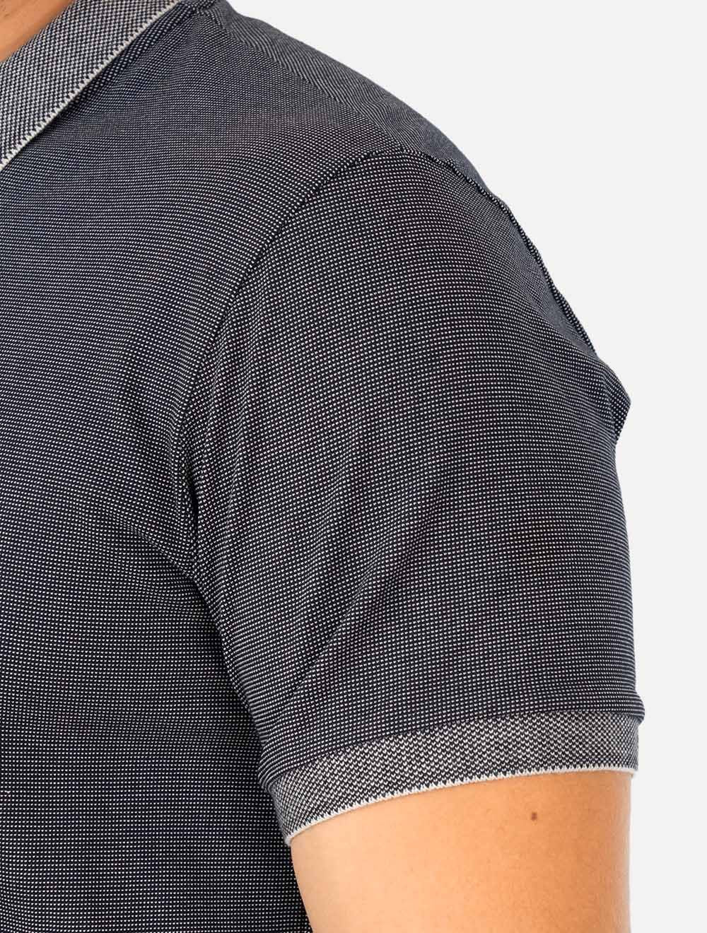 Polo Aramis Masculina Piquet Maquinetada Vegas Azul Marinho