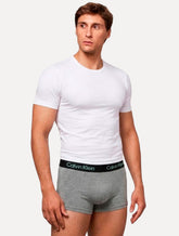 Cueca Calvin Klein Low Rise C12.01 CZ06 Trunk Blu Cinza Mescla 1UN