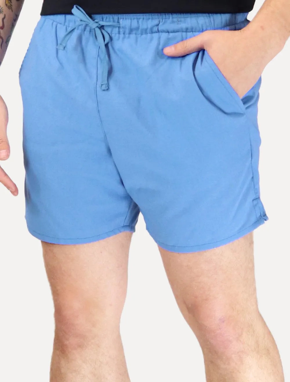 Short Foxton Masculino Linho Pier Casual Azul