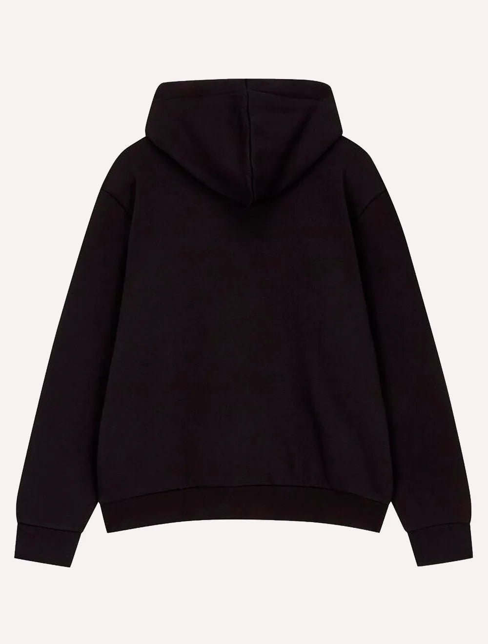Moletom Calvin Klein Masculino Hoodie Fleece Full-Zip CK Logo Preto