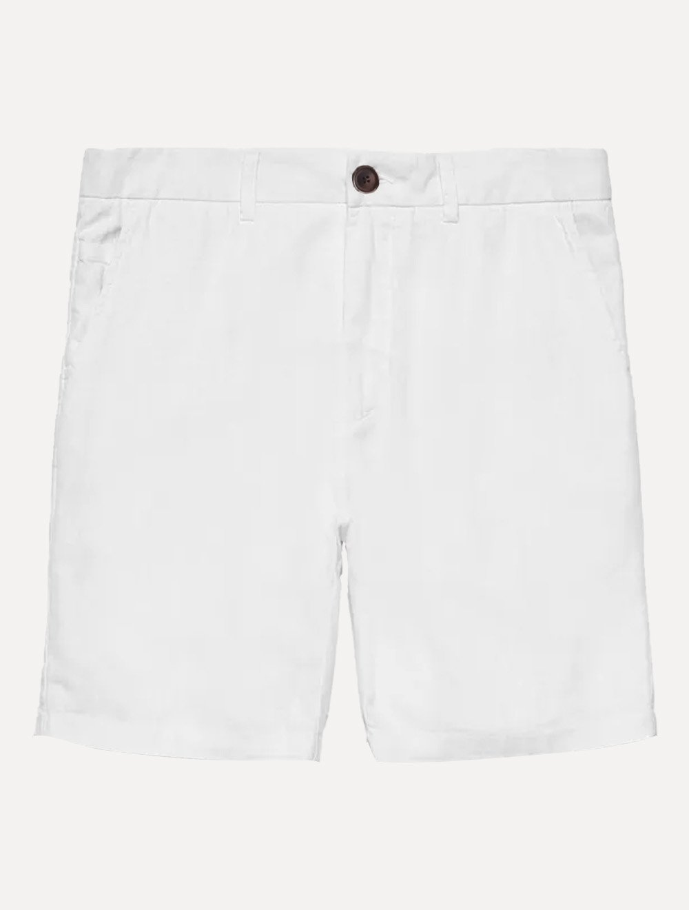 Bermuda Reserva Masculina Casual Linho Branca