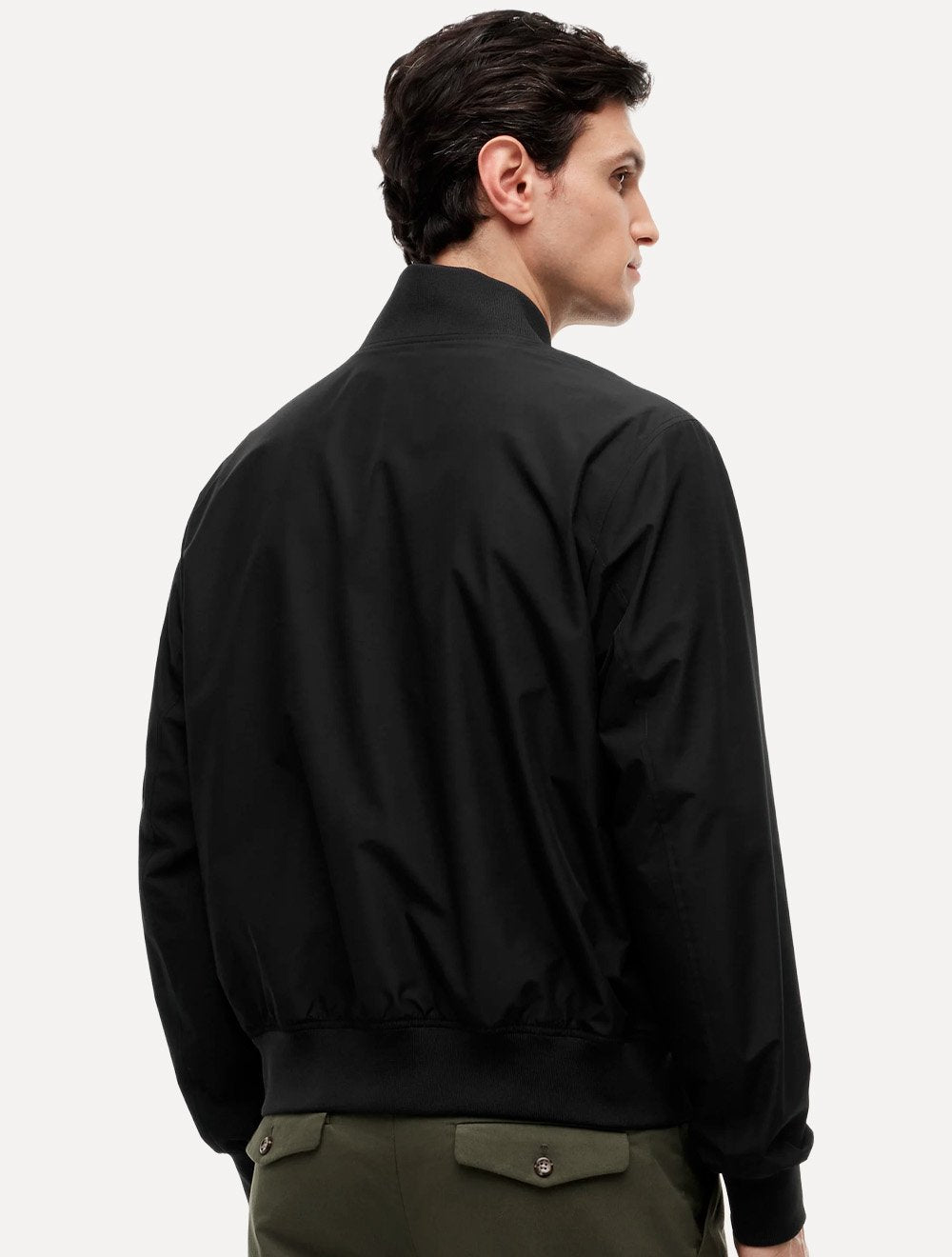 Jaqueta Tommy Hilfiger Regulat Ft Packable Bomber Preto