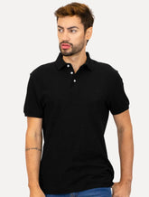 Polo Aramis Masculina Cotton Piquet Basic Preta