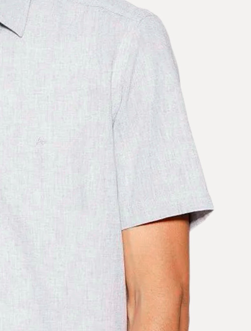 Camisa Aramis Masculina Manga Curta Slim Modal Boa Vista Azul Claro