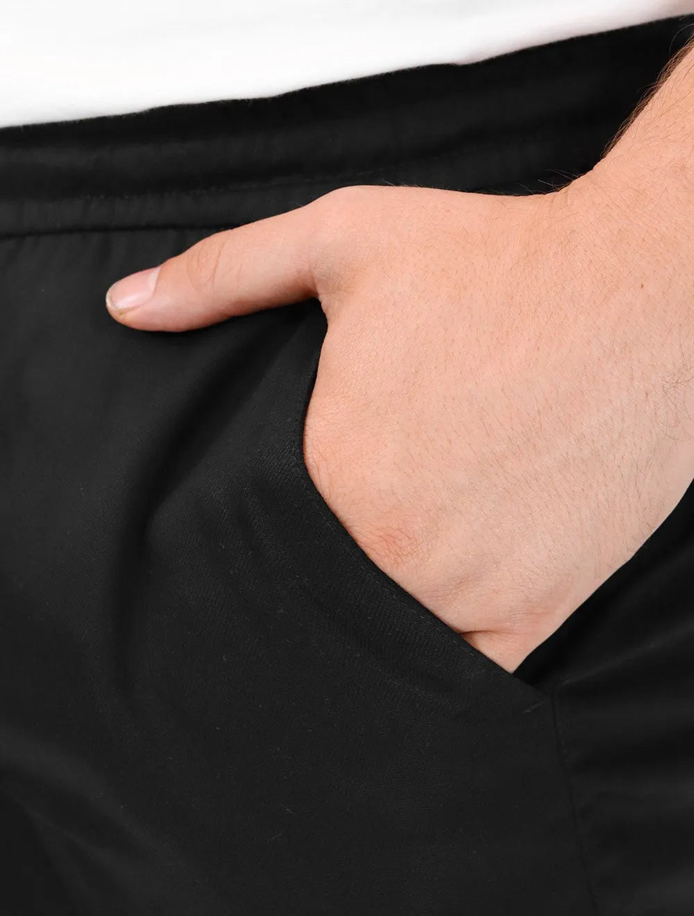Bermuda Calvin Klein Jeans Masculina Chino Cotton Elastic Preta