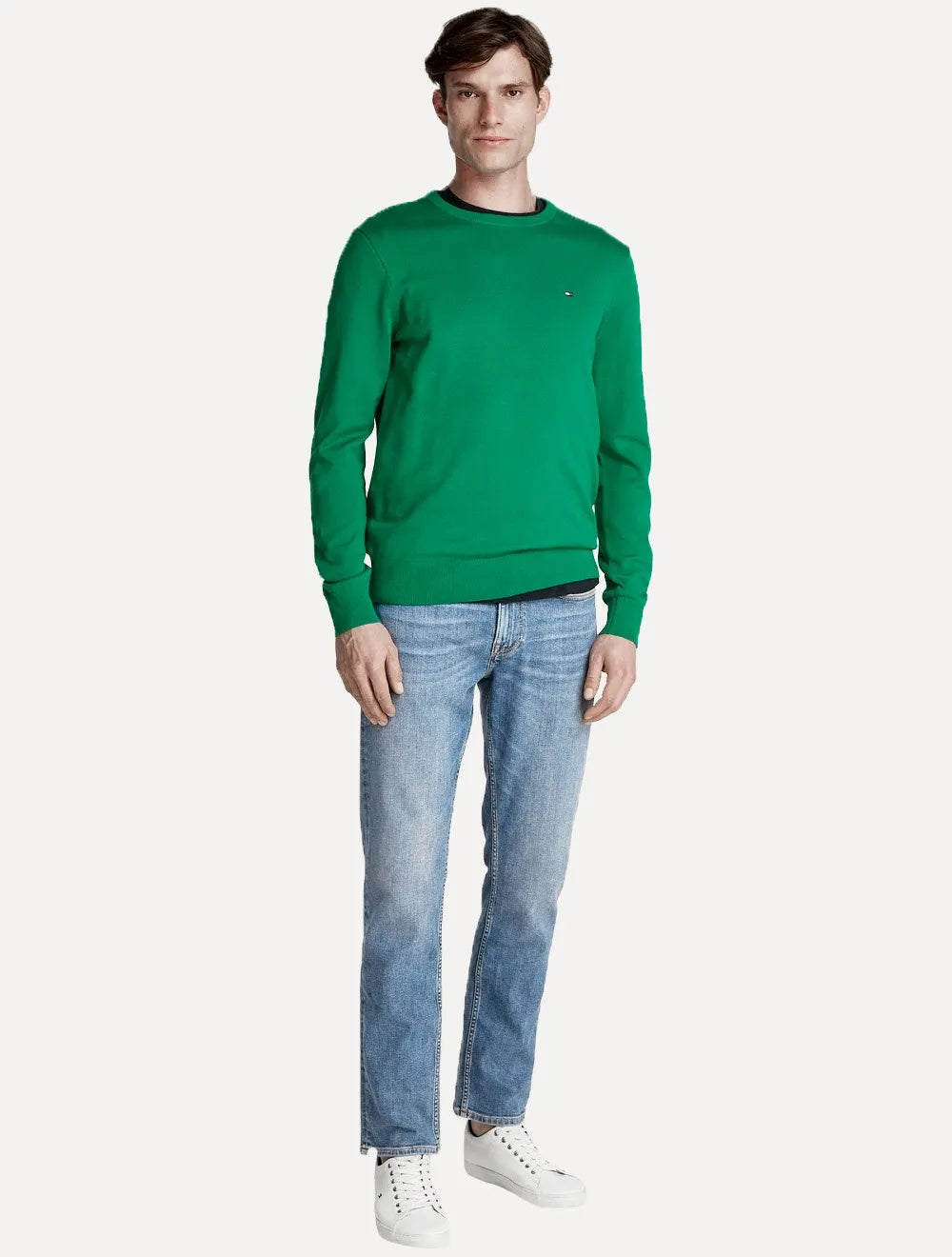 Calça Tommy Hilfiger Jeans Masculina Straight Denton Mesa Blue Clara