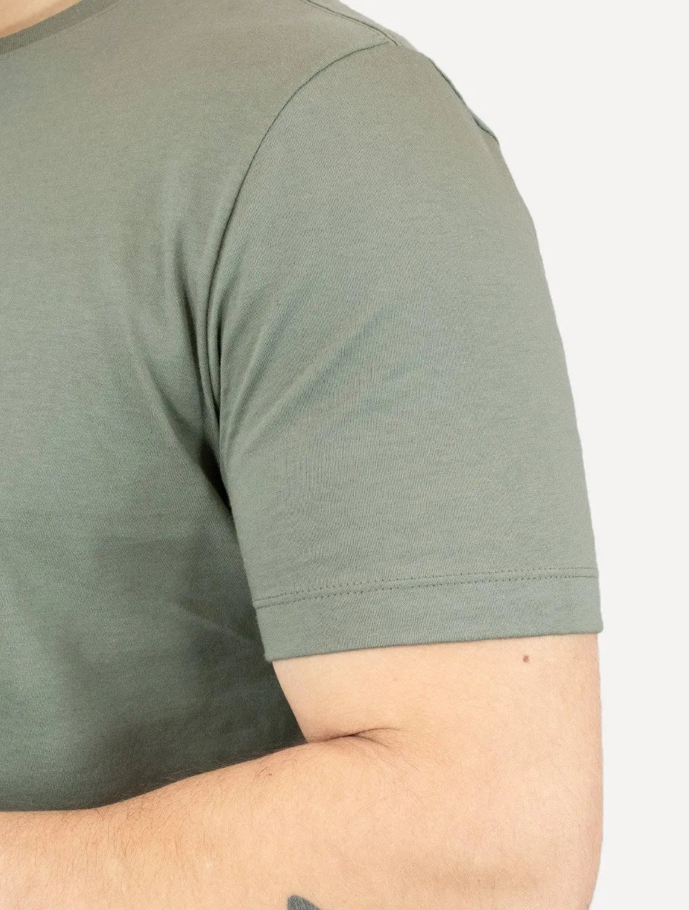 Camiseta Individual Slim Pima Soft Touch Logo Verde Médio