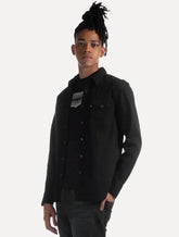 Camisa Jeans Levis Masculina Barstow Western Preta
