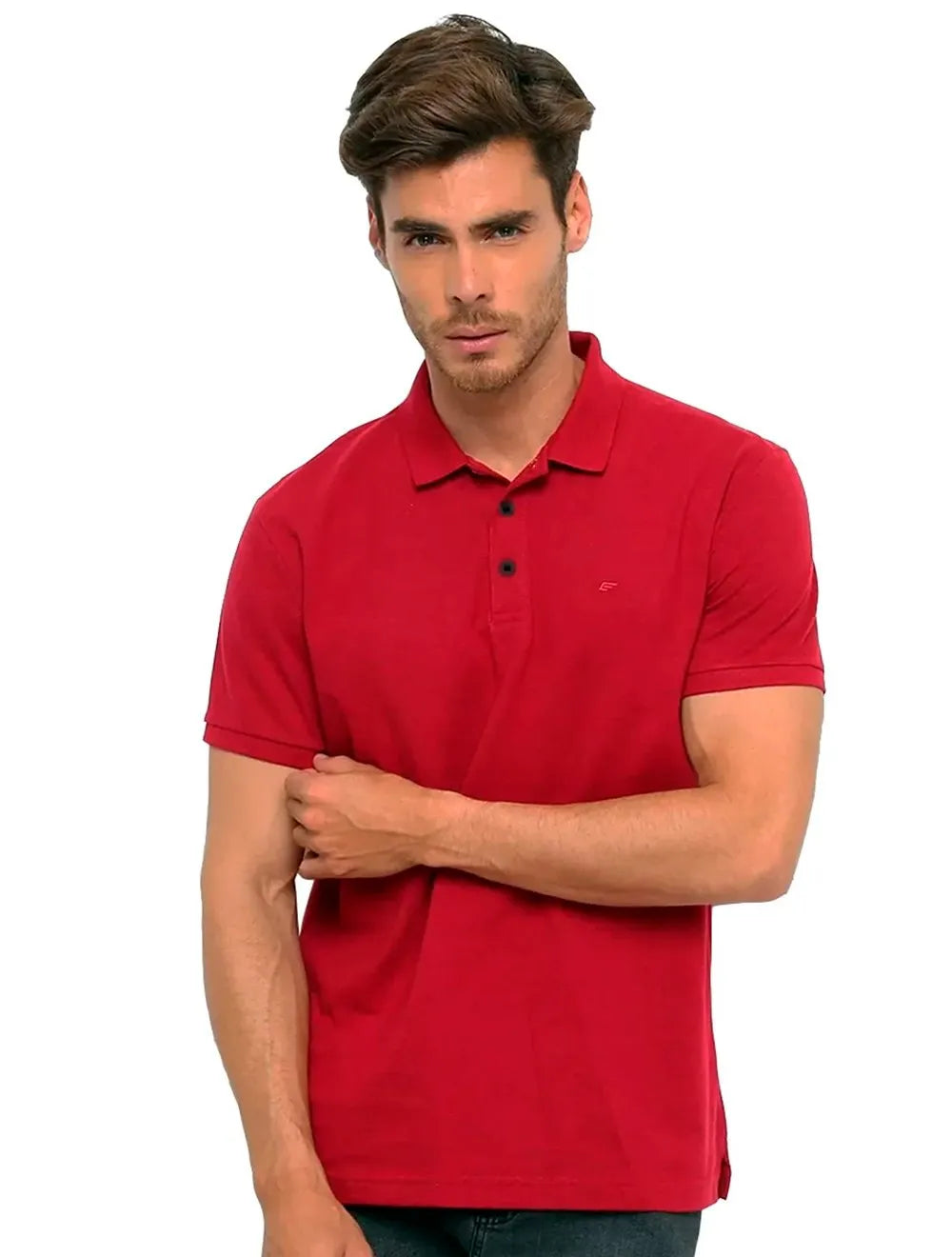 Polo Ellus Masculina Piquet Classic Vermelha