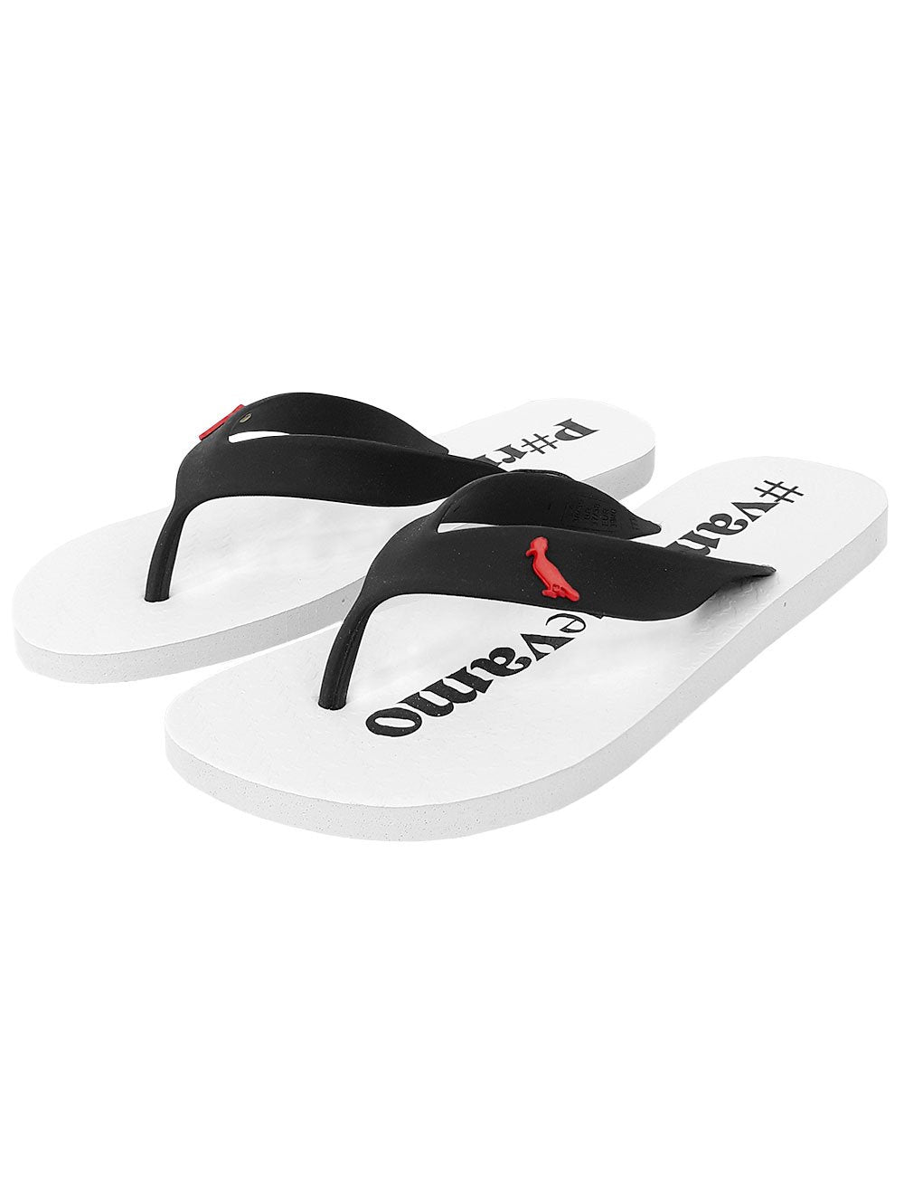 Chinelo Reserva Masculino Trancoso Vamo Que Vamo Preto/Branco