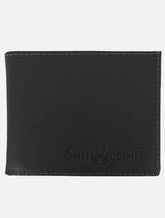 Carteira John John Masculina Couro Basic Down Logo Key Preto
