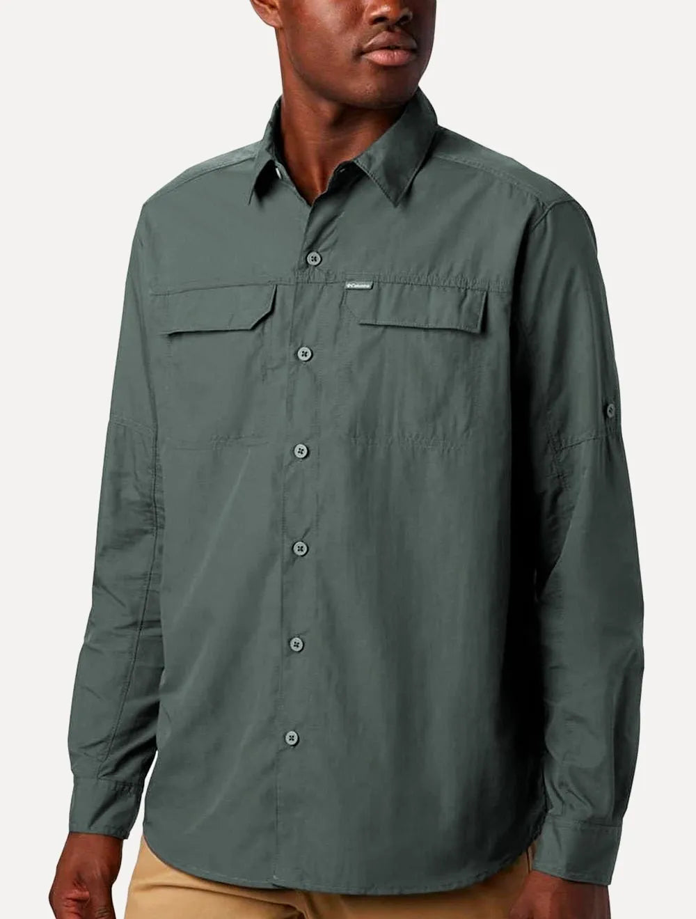 Camisa Columbia Masculina Silver Ridge Pockets Grafite