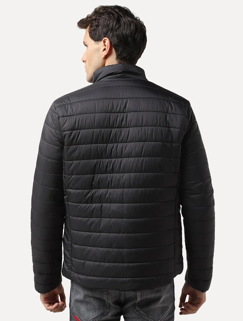 Jaqueta Ellus Masculina Bomber Nylon Light Down Preta