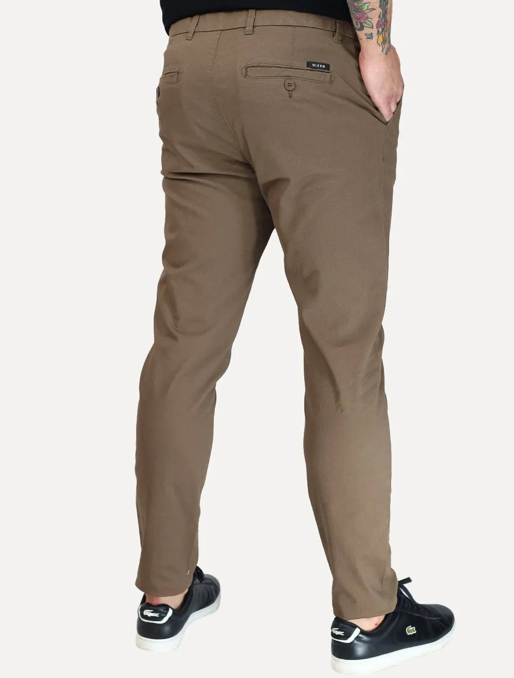 Calça Dixen Adaptive Sarja Regulagem Cós Marrom