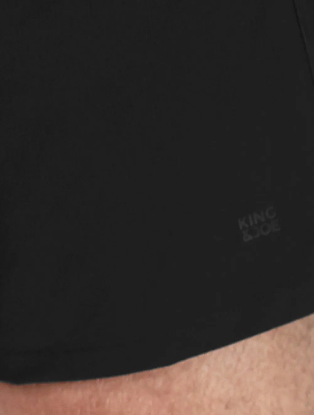 Short King & Joe Masculina Nylon Flex Ripstop Preto