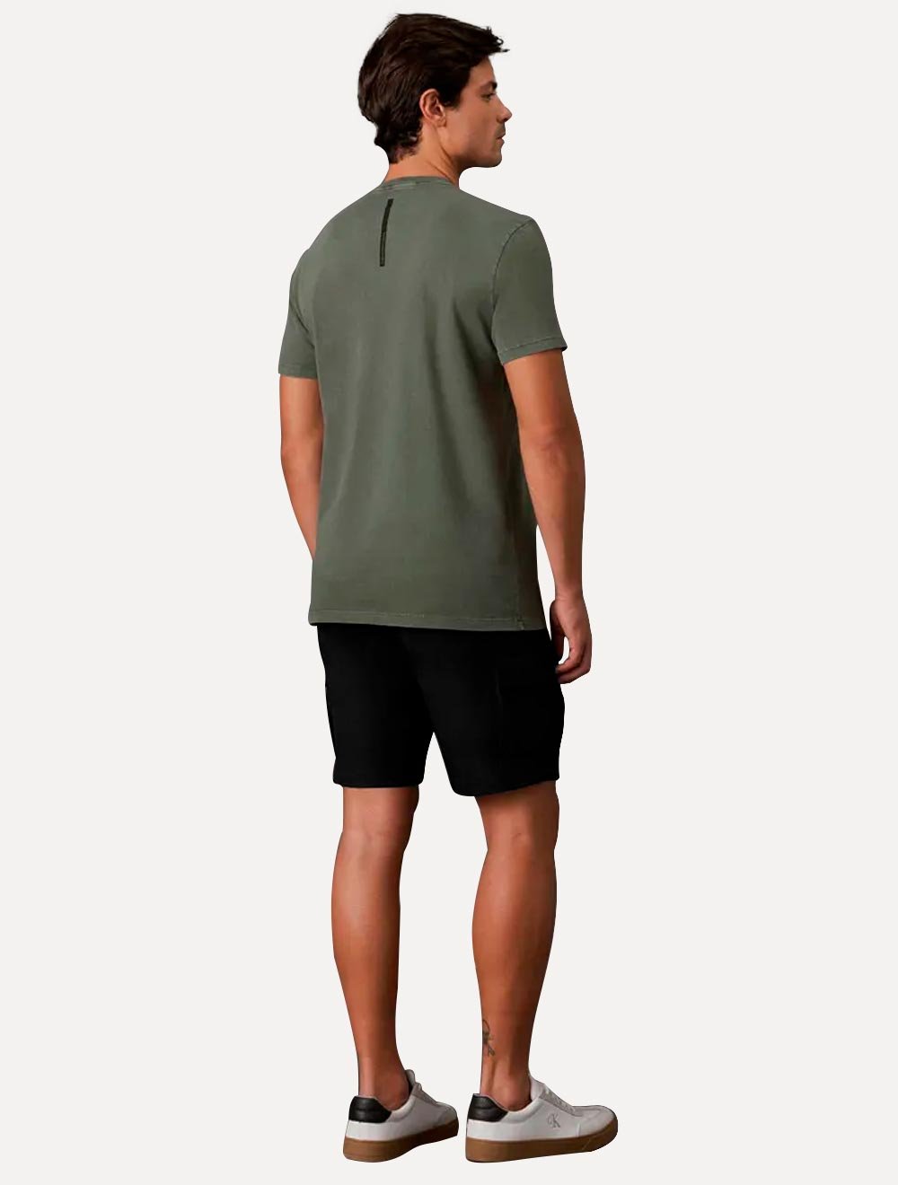 Short Calvin Klein Jeans Masculino Cargo Poliamida Preto