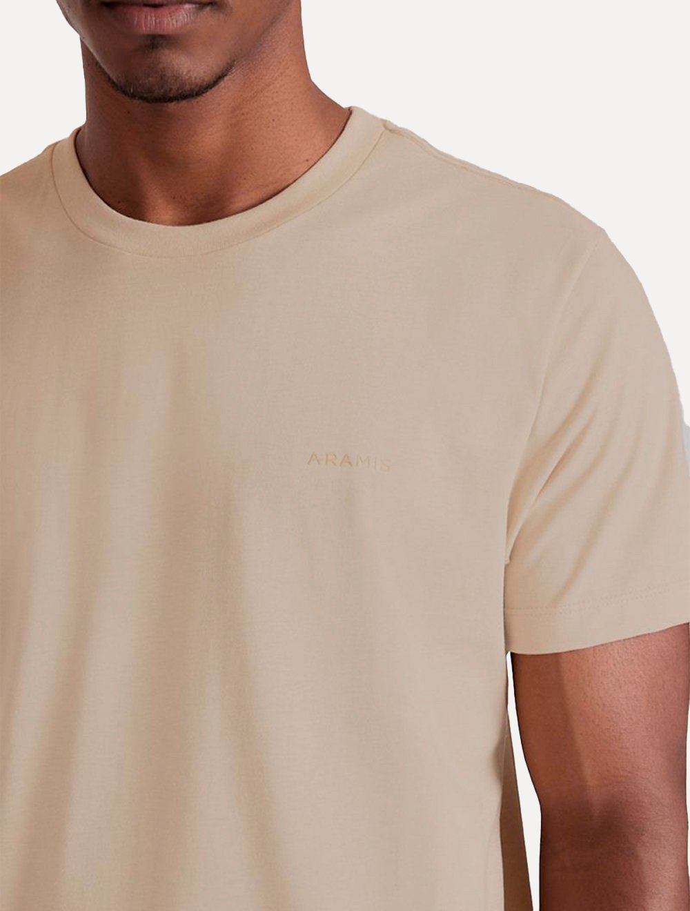 Camiseta Aramis Masculina Eco Lisa Cáqui Claro