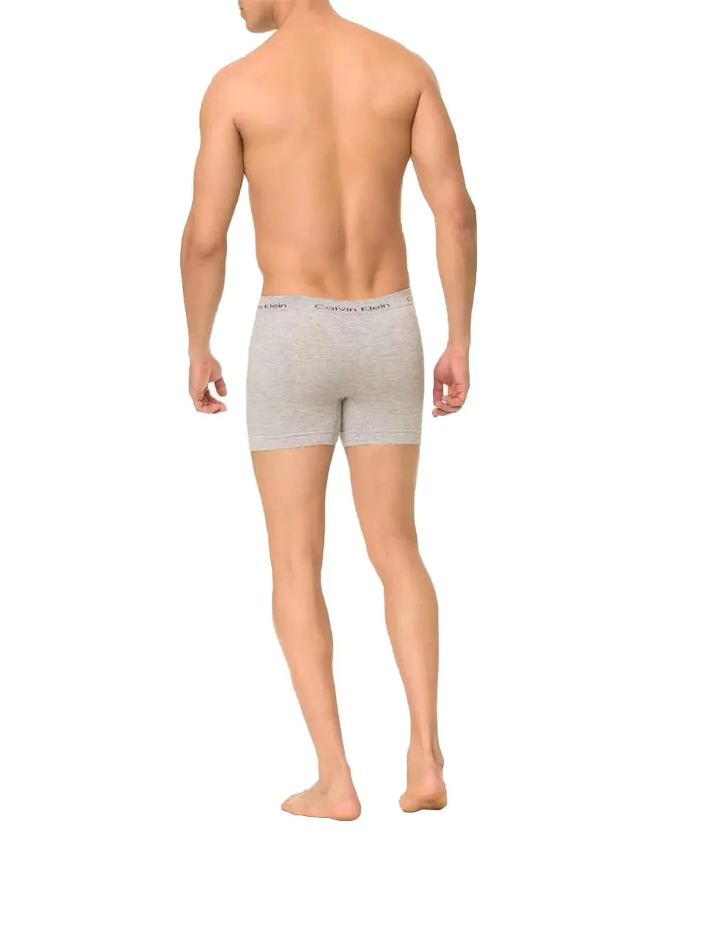 Cuecas Calvin Klein Trunk Micromodal Seamless Preta/Cinza Mescla Pack 2UN