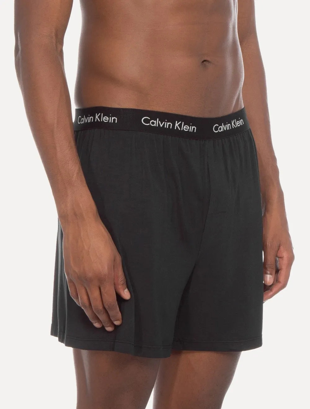 Cueca Calvin Klein Samba Canção Modal Logo Classic Preta 1UN