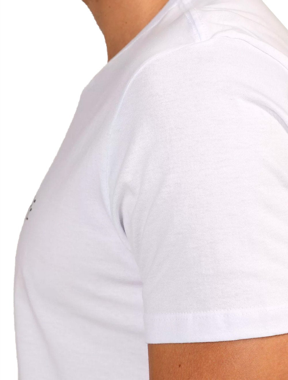 Camiseta Ellus Masculina Cotton Fine Use Everywhere Foil Branca