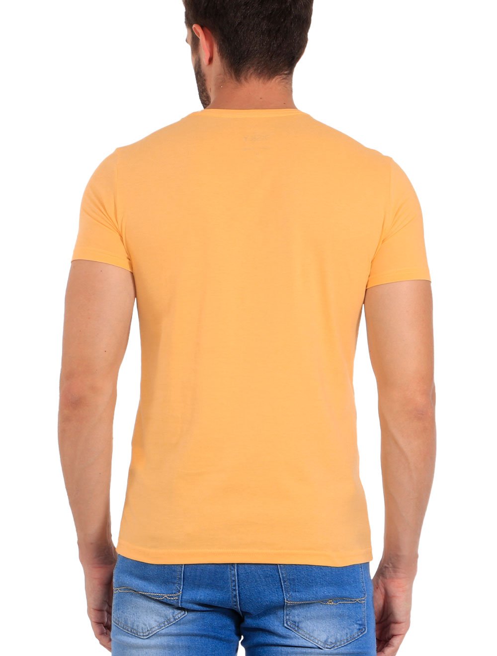Camiseta Disky Masculina Essential Amarela