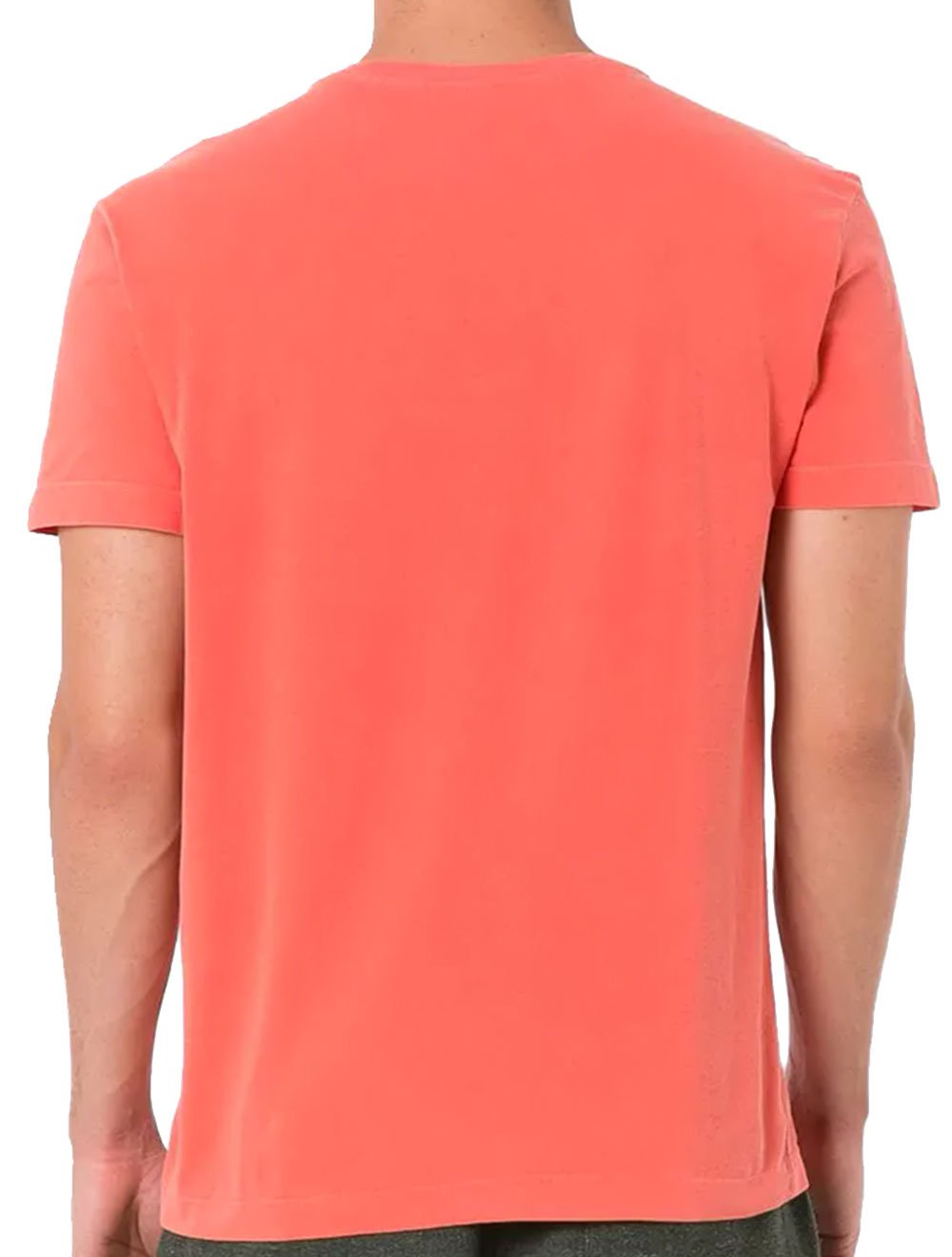 Camiseta Osklen Masculina Slim Stone Rose Stroke Vermelho Ocre