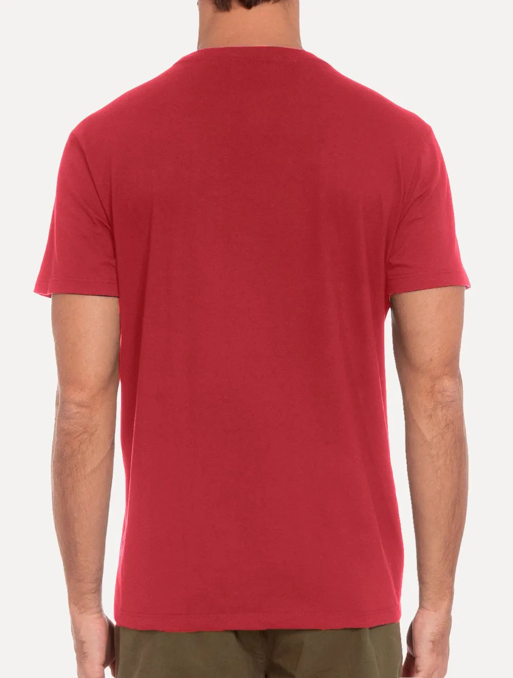 Camiseta Reserva Masculina Basic Navy Woodpecker Vermelha