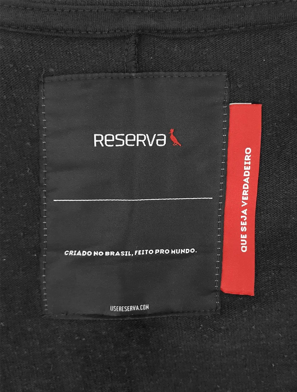Casaco Reserva Masculino Desfibrado Stoned Preto