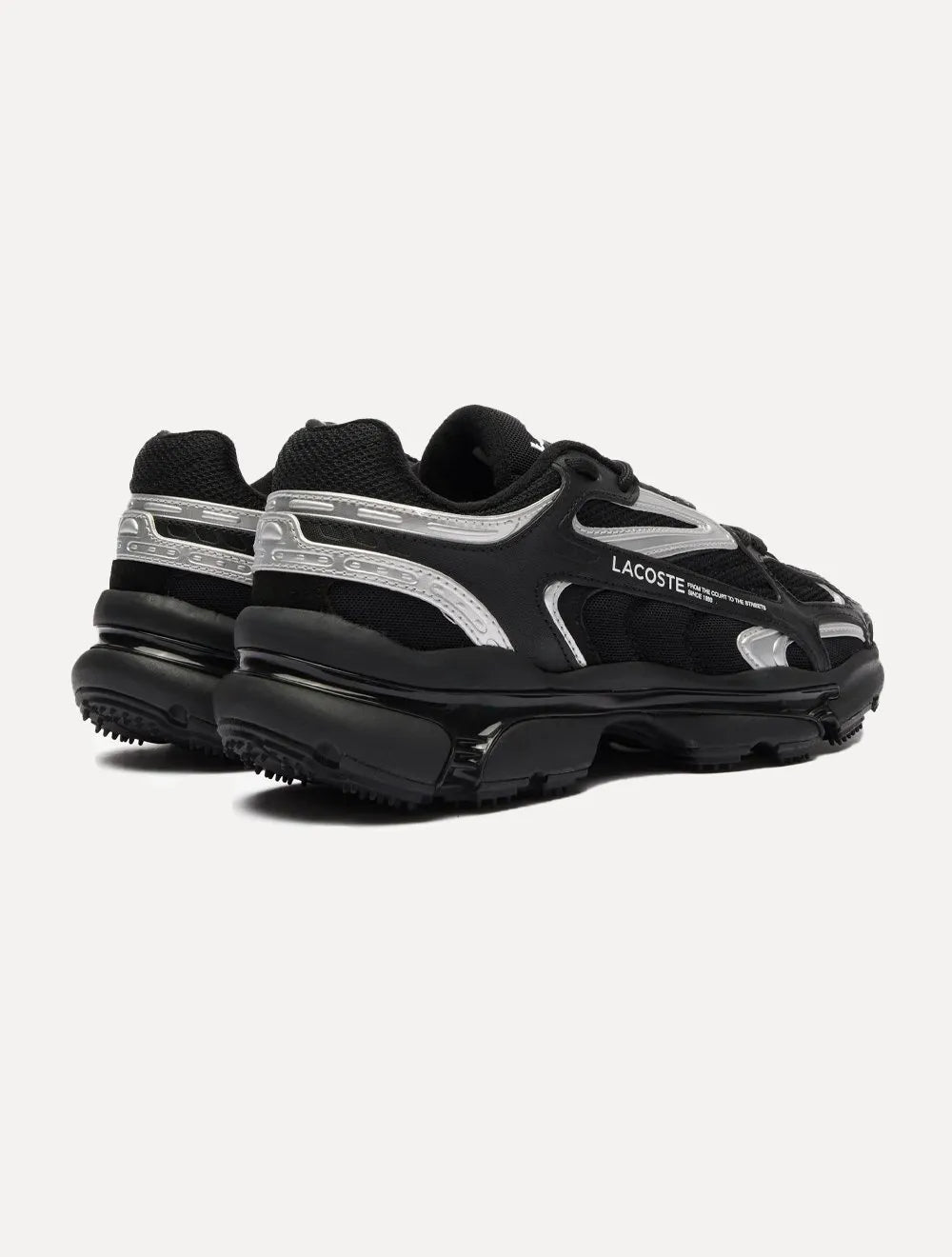 Tênis Lacoste Masculino L003 Textile 2K24 Blk/Blk Preto