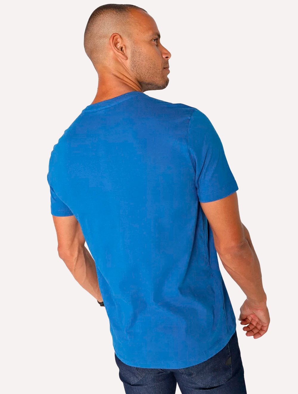 Camiseta Aramis Masculina Basic Lisa Azul Royal