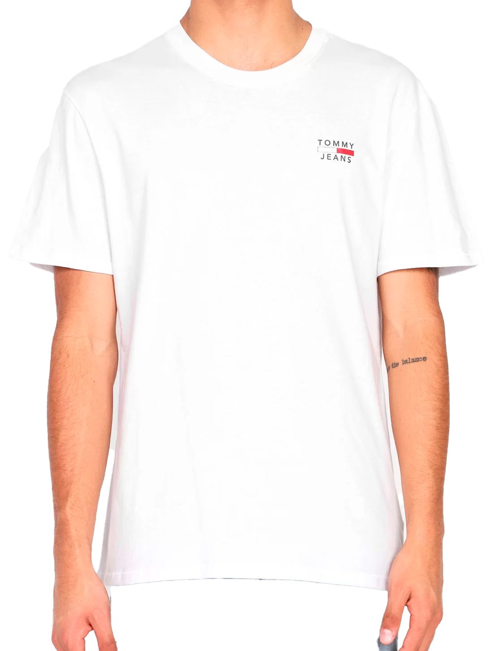 Camiseta Tommy Jeans Masculina Chest Logo Tee Branca