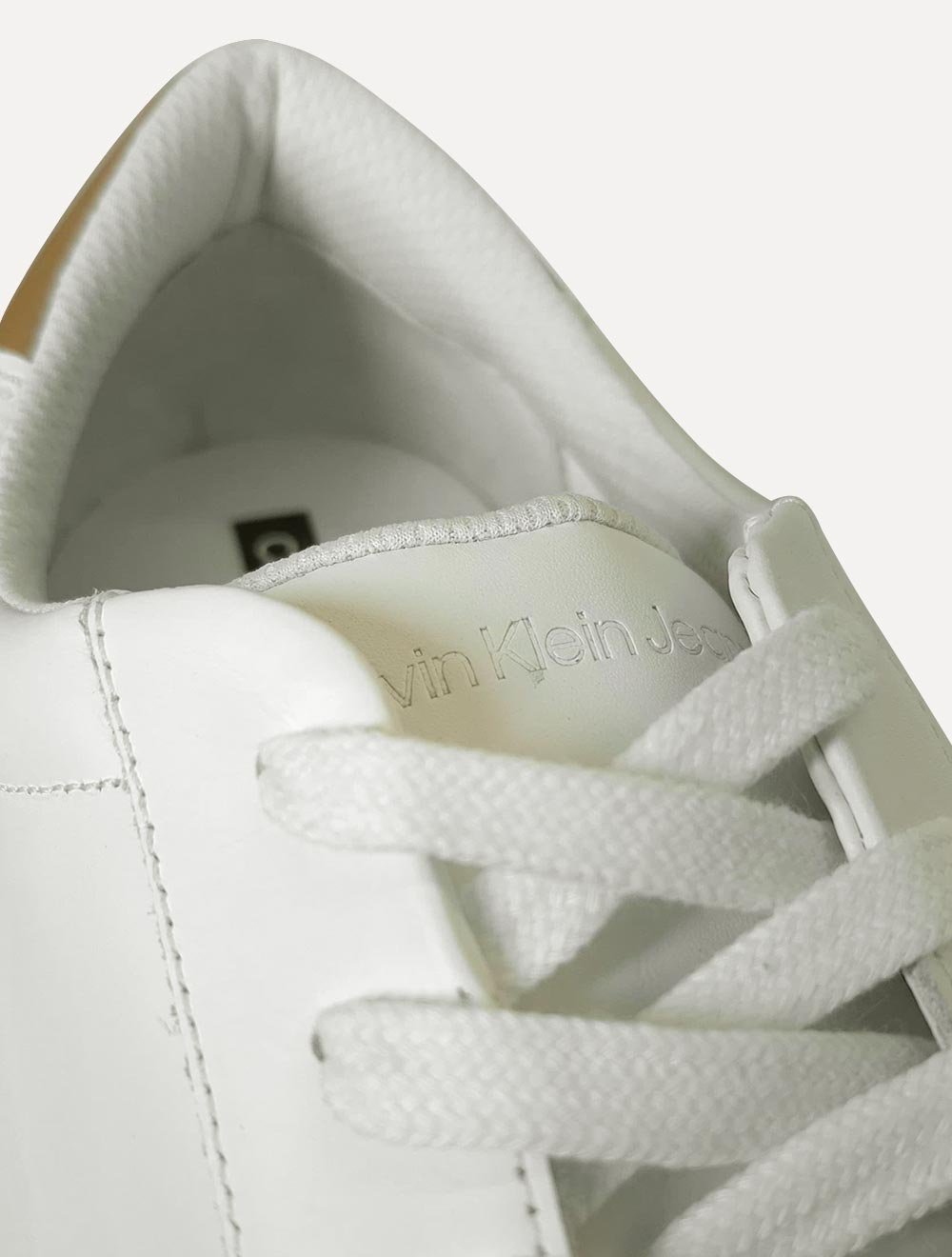 Tênis Calvin Klein Jeans Masculino Couro Project Queima Branco