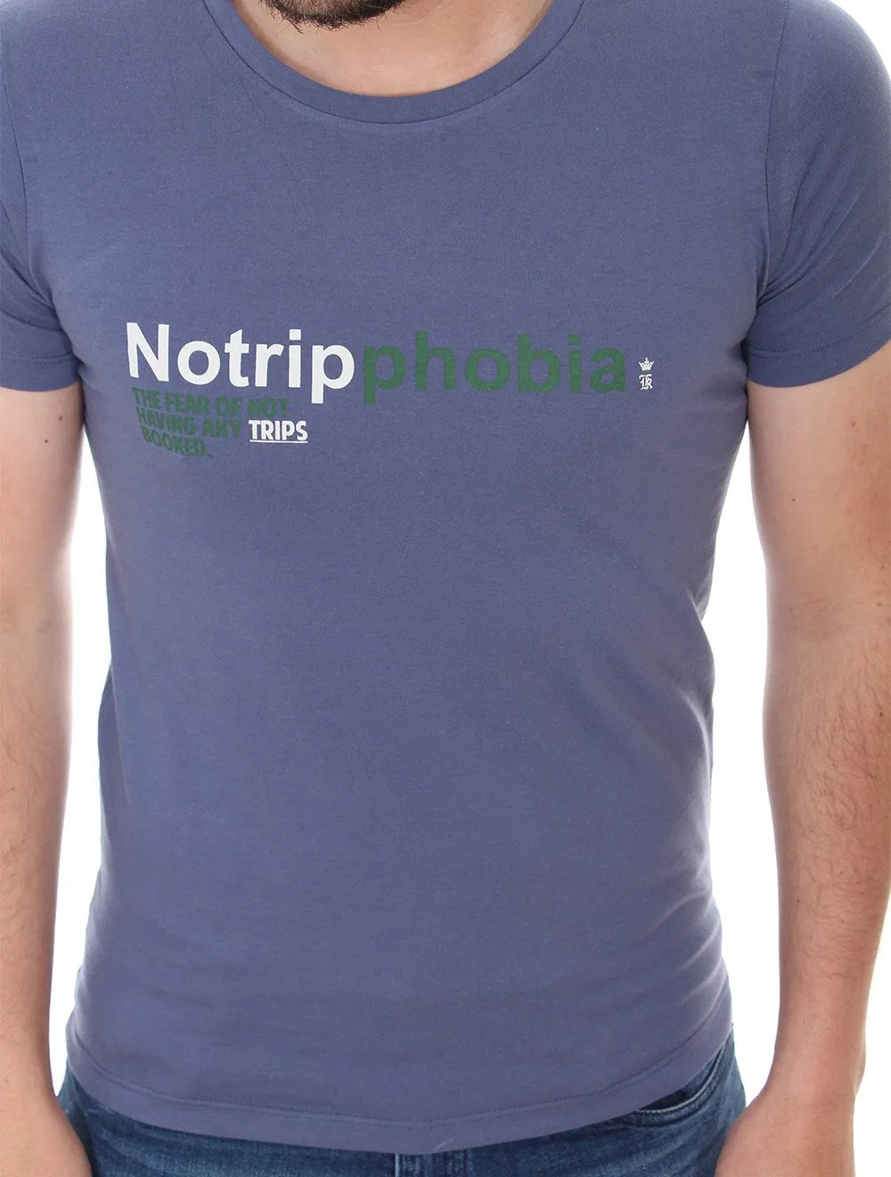 Camiseta Sergio K Masculina No Trip Phobia Azul