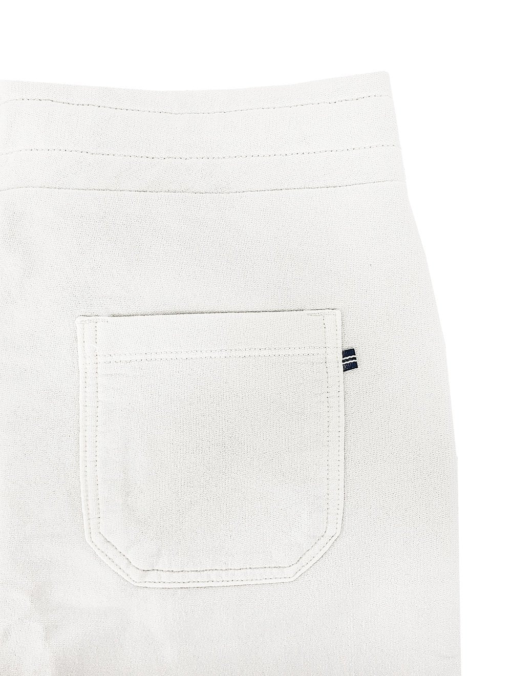 Bermuda Nautica Masculina Moletom Dark Sail Boat Off-White