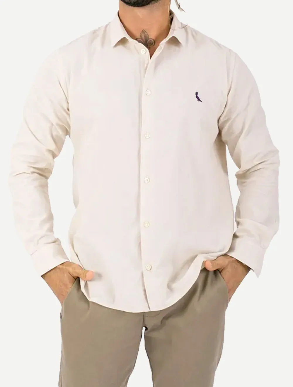 Camisa Reserva Masculina Nova Paraty Cinza Concreto