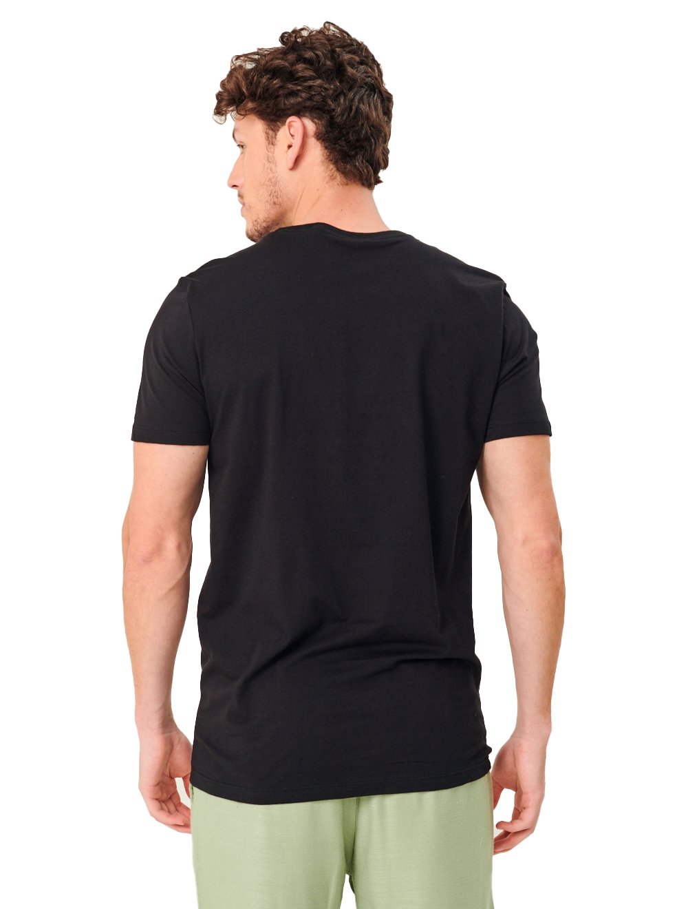 Camiseta Colcci Masculina Icônico Print Preta