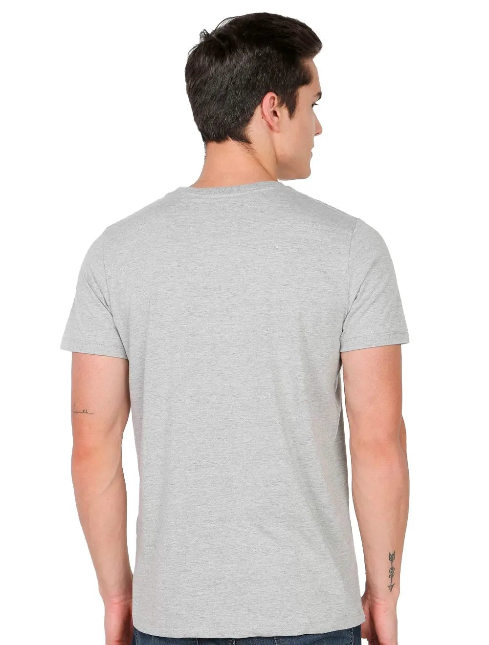 Camiseta Colcci Masculina Pocket Authentic Trademark Cinza Mescla