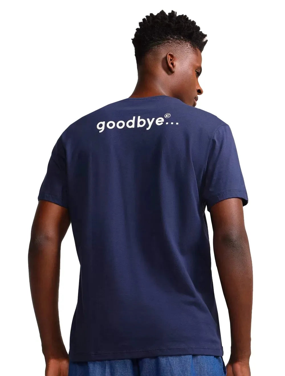 Camiseta Colcci Masculina Regular Hello! Azul Escuro