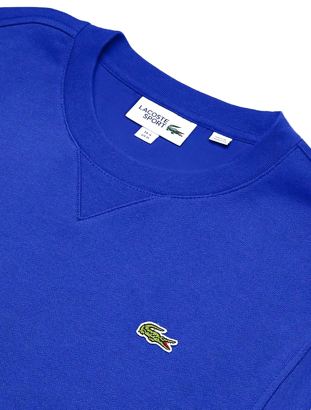 Moletom Lacoste Masculino Sport Crewneck Fleece Azul Royal