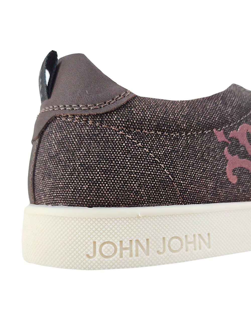 Tênis John John Masculino London Canvas Brown Marrom Escuro Mescla