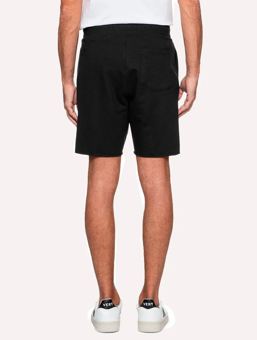 Bermuda Reserva Masculina Moletom Basica New Preta