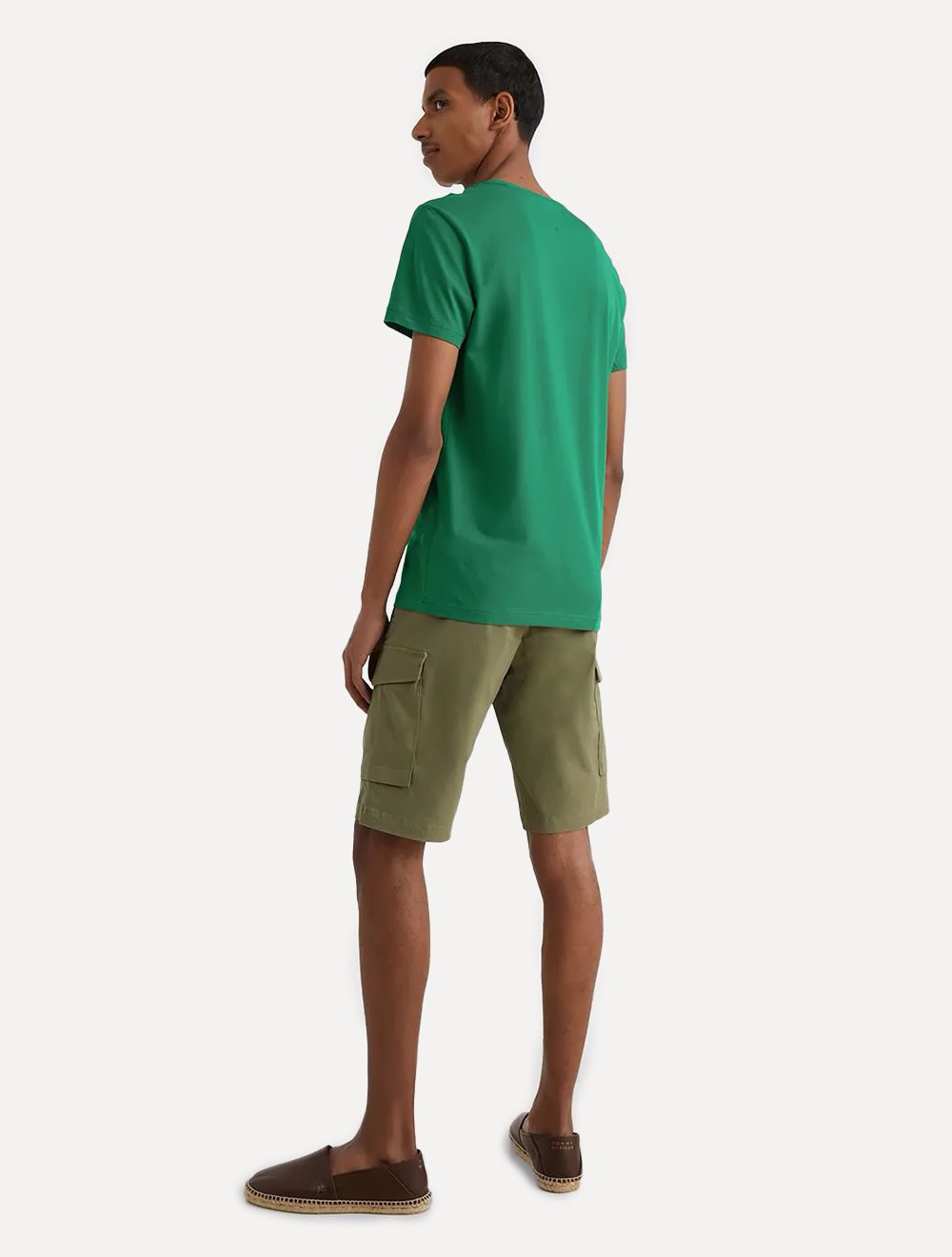 Camiseta Tommy Hilfiger Masculina Essential Cotton Verde
