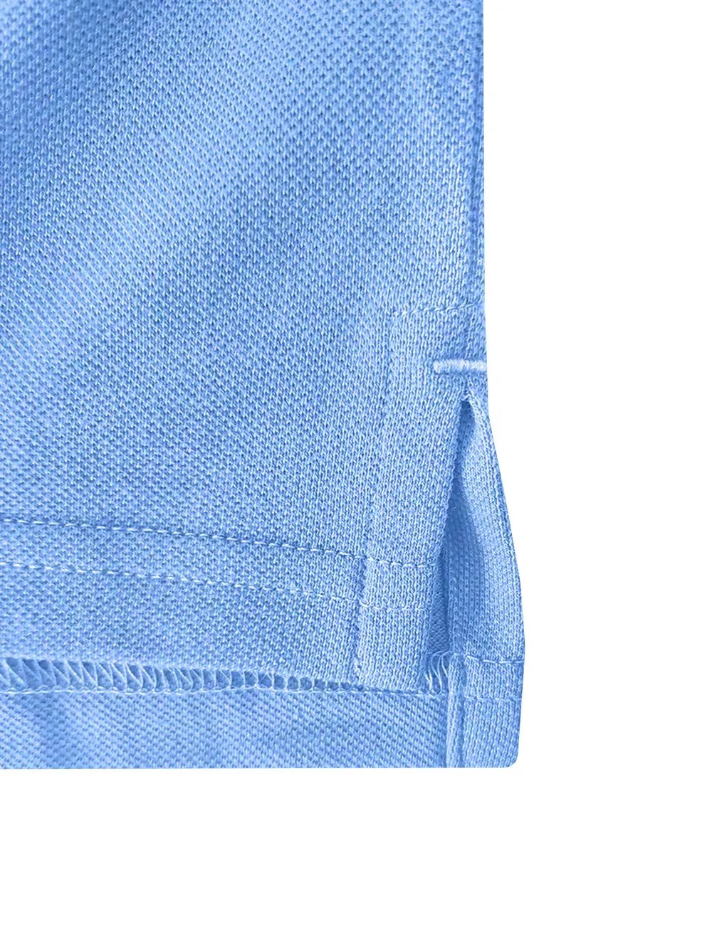 Polo Tommy Jeans Masculina Regular Original Fine Piquet Azul Celeste