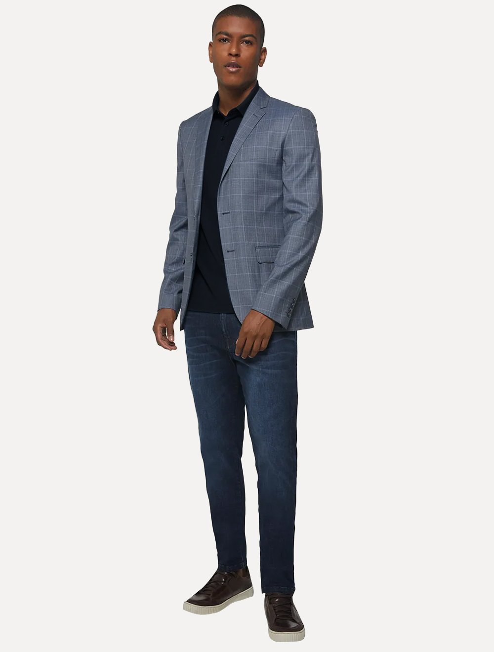Polo Dudalina Masculina Essentials Extra Cotton Azul Marinho