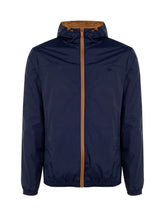 Jaqueta Dudalina Masculina Nylon Hoodie Corta Vento Azul Marinho