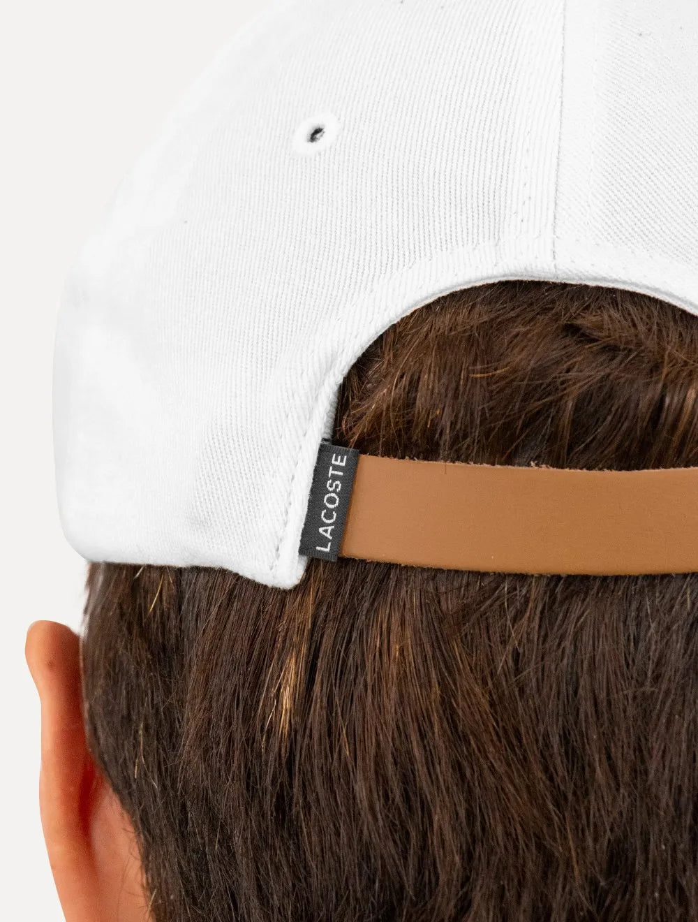 Boné Lacoste Casual Side Logo Branco