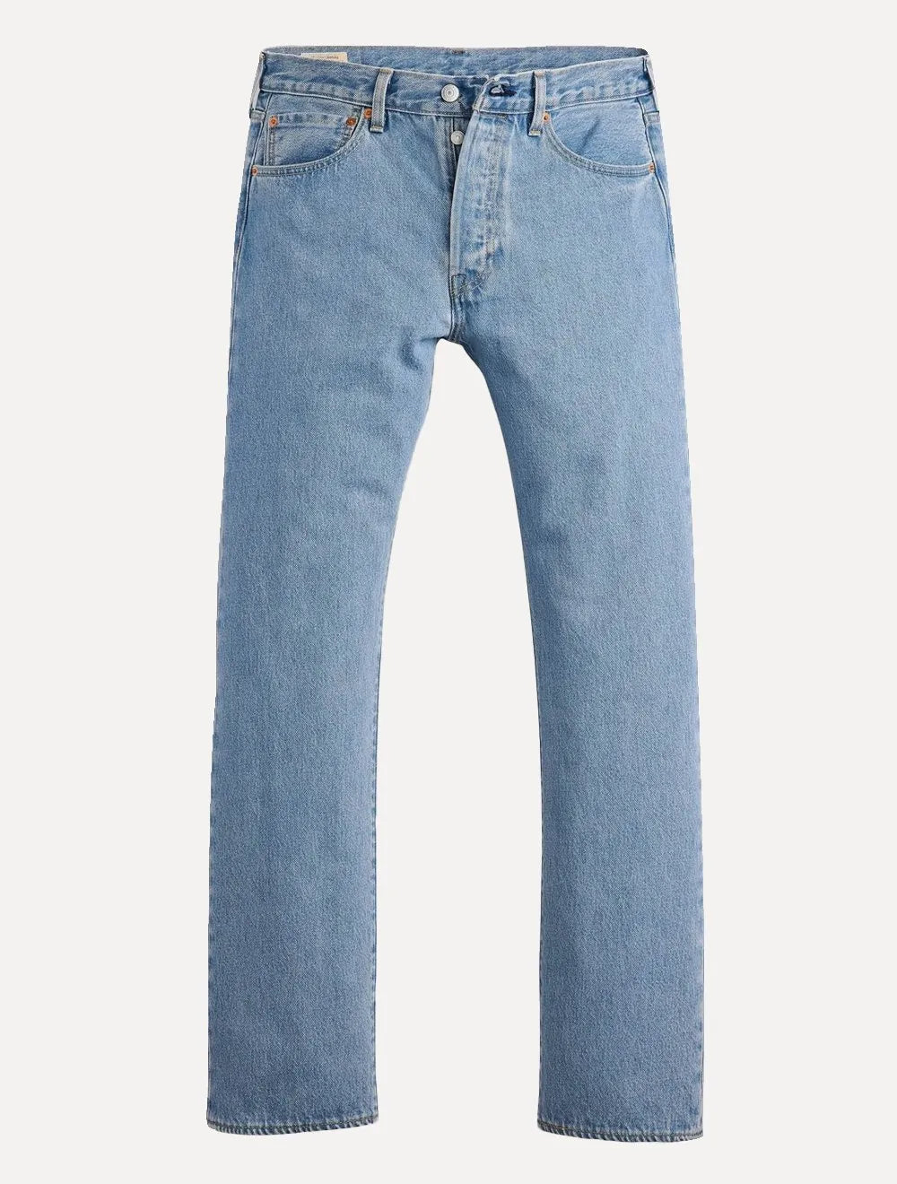 Calça Levis Jeans Masculina 501 Original Crystal Clear Stretch Clara