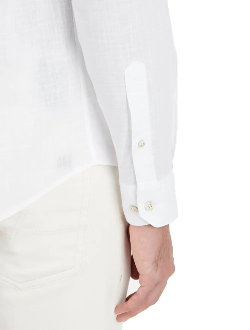 Camisa Aramis Masculina Regular Flame Lisa Branca