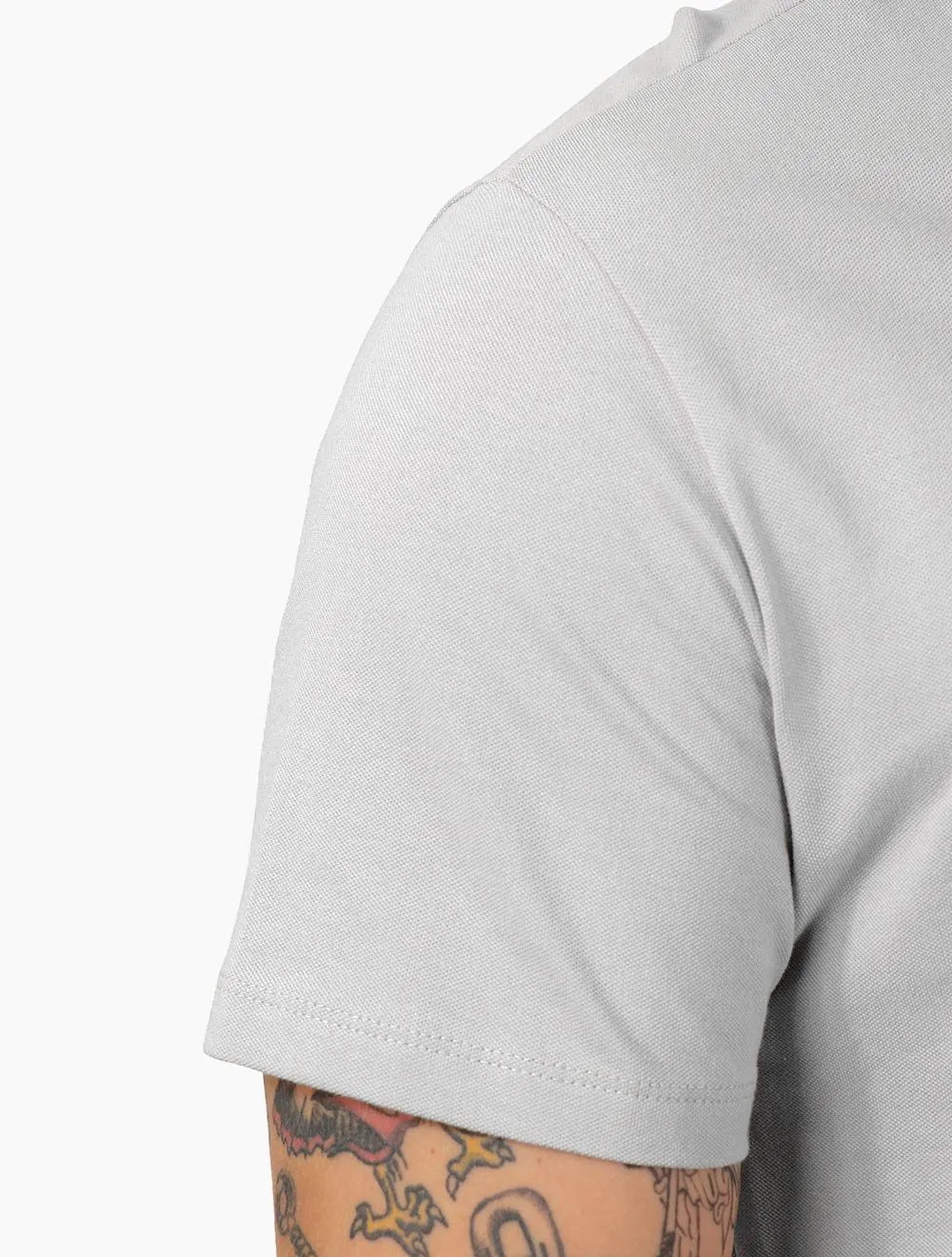 Polo John John Masculina Light Transfer Cinza