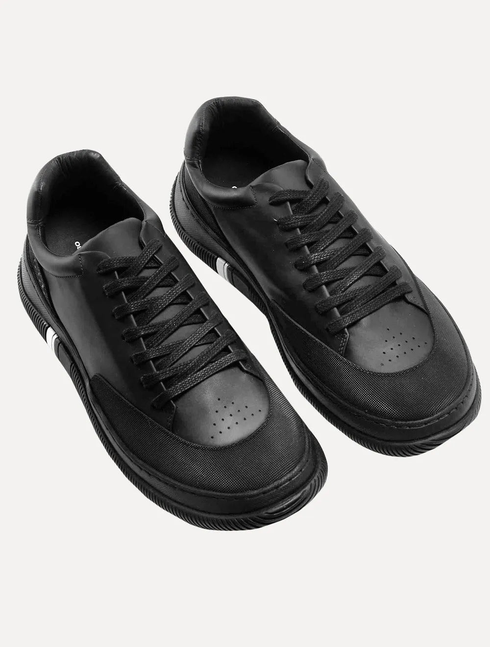 Tênis Osklen Masculino Couro Hybrid Laces Black Edition Preto